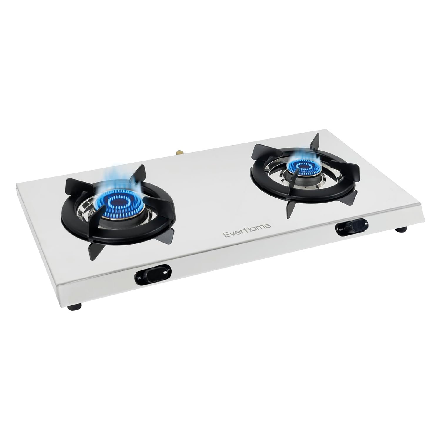 Everflame Aurum 3 Burner Gas Stove | ISI Certified | Manual Ignition LPG Gas Stove | 5G Brass Burner | 5 Years Warranty on (Glass & Burners) + 2 Years Comprehensive Warranty + Doorstep Service - Image 5